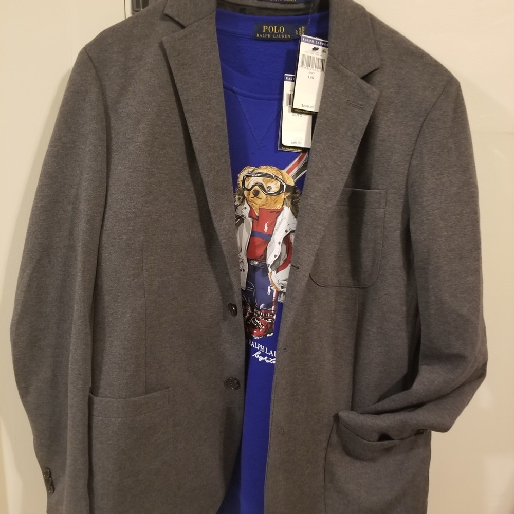 Polo by Ralph Lauren Gray Blazer